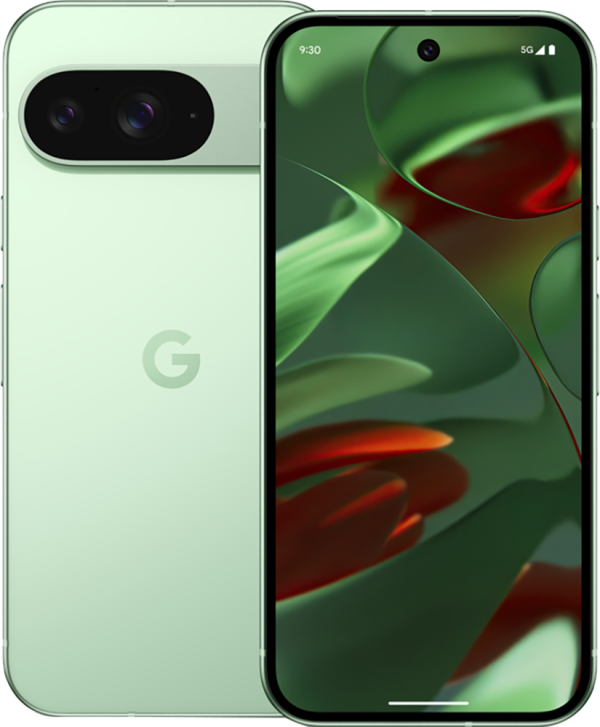Google Pixel 9 wintergreen front