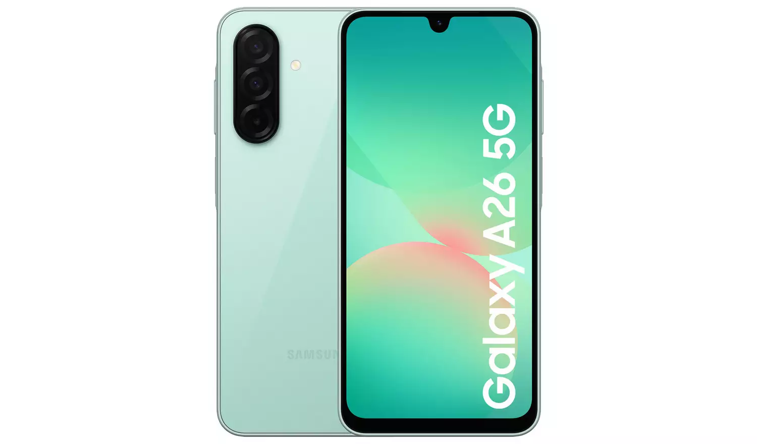 Samsung Galaxy A26 Lime front