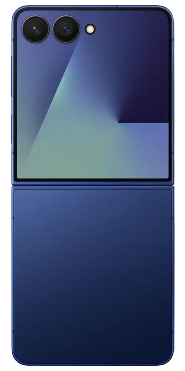 Samsung Galaxy Z Flip7 Blue Shadow back