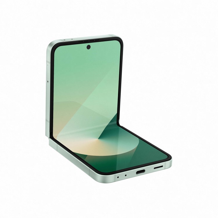 Samsung Galaxy Z Flip7 Mint side