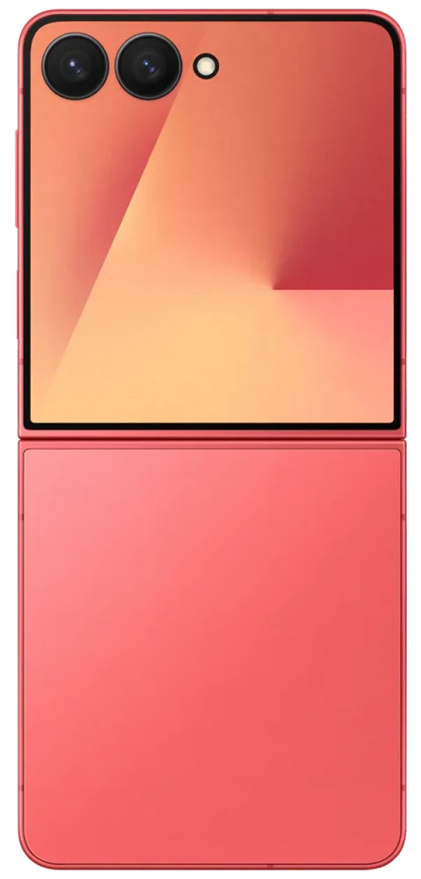 Samsung Galaxy Z Flip7 Coral Red Back