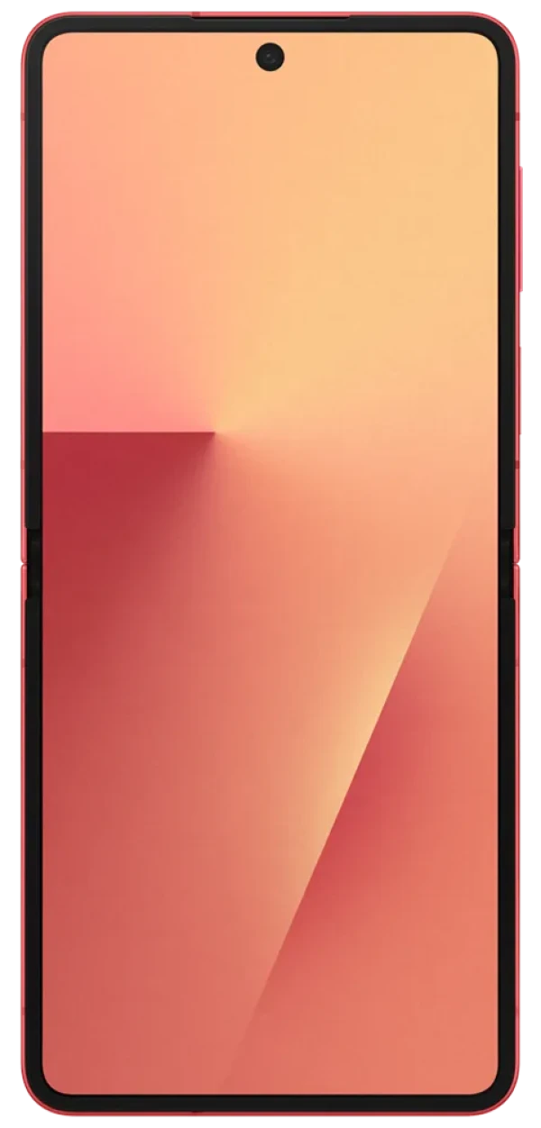 Samsung Galaxy Z Flip7 Coral Red front