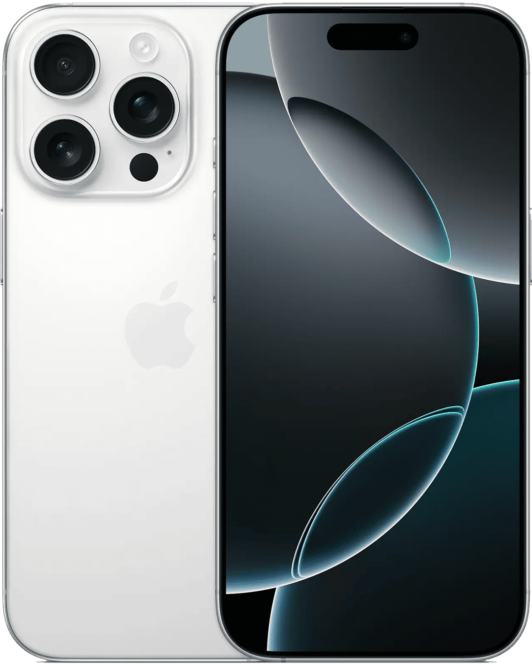 Apple iPhone 16 Pro White Titanium front