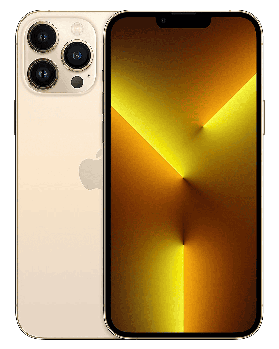 Apple iPhone 13 Pro Gold Back and Front
