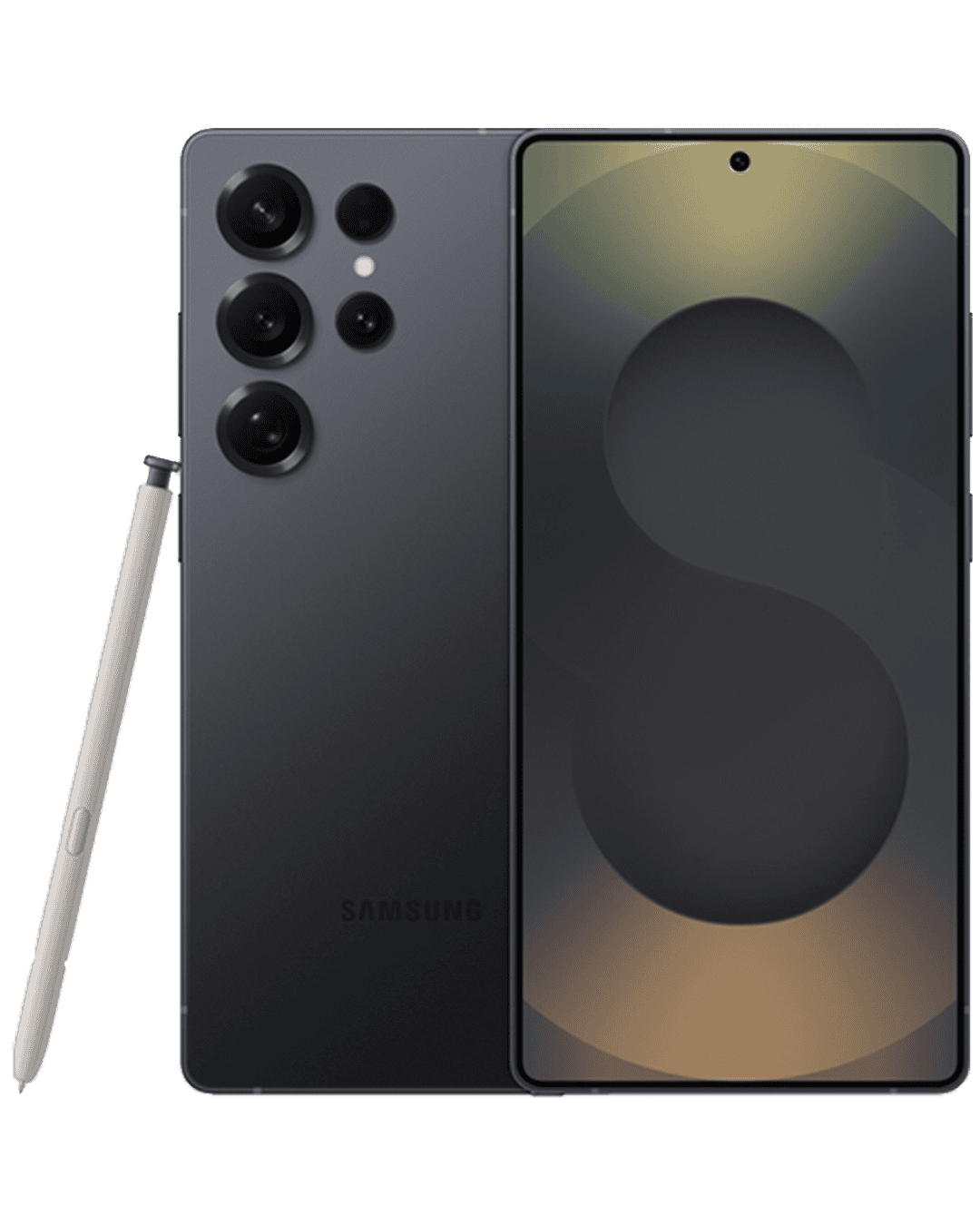 Samsung Galaxy S25 Ultra titanium Jet black front