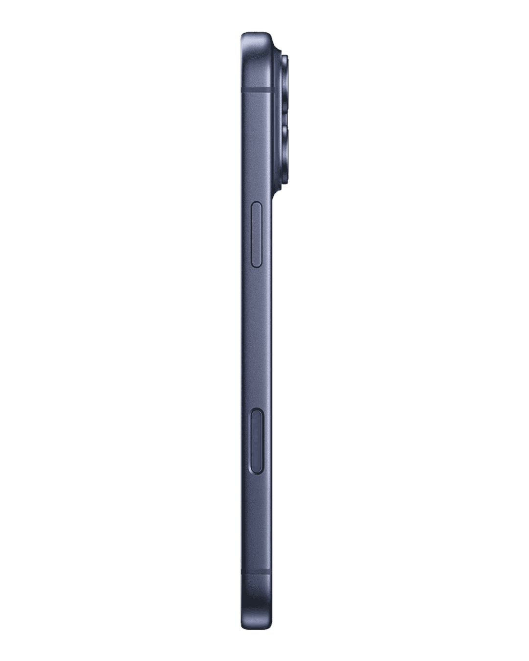 iPhone 17 Pro in Deep Blue, side profile