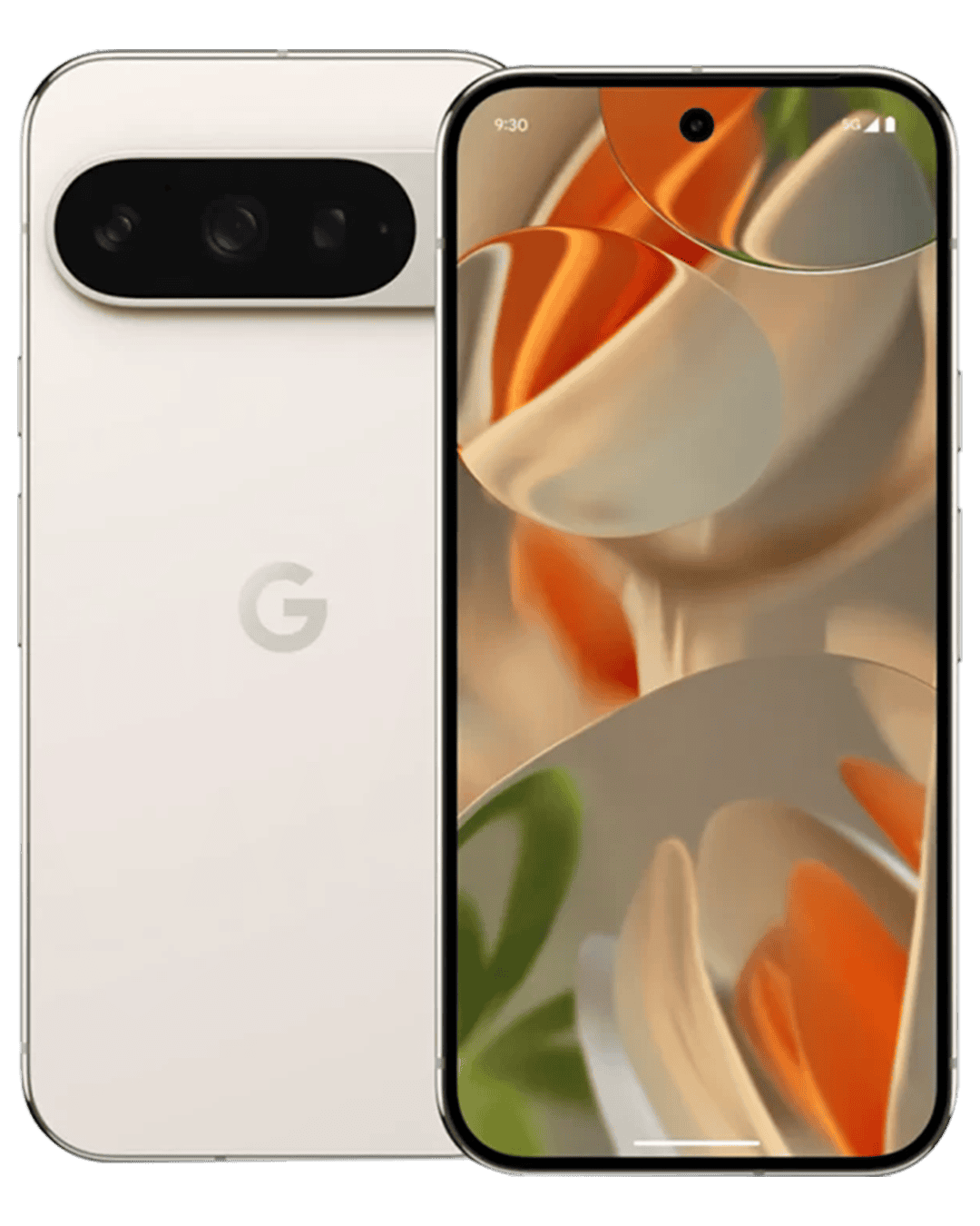 Google Pixel 9 pro porcelain front