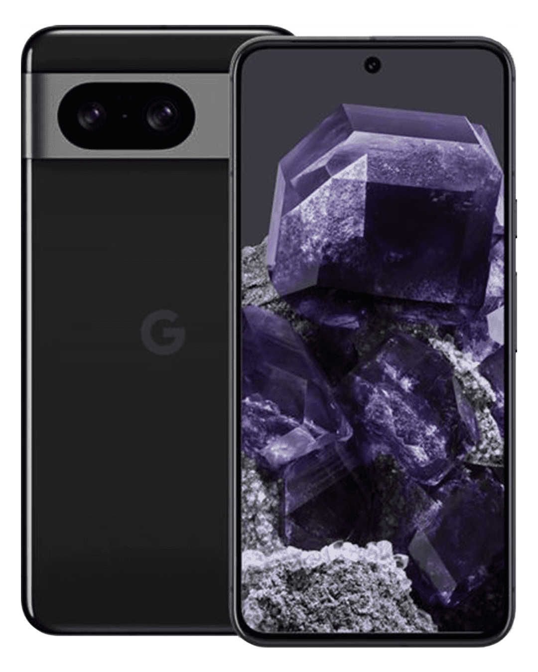 Google Pixel 8 obsidian front