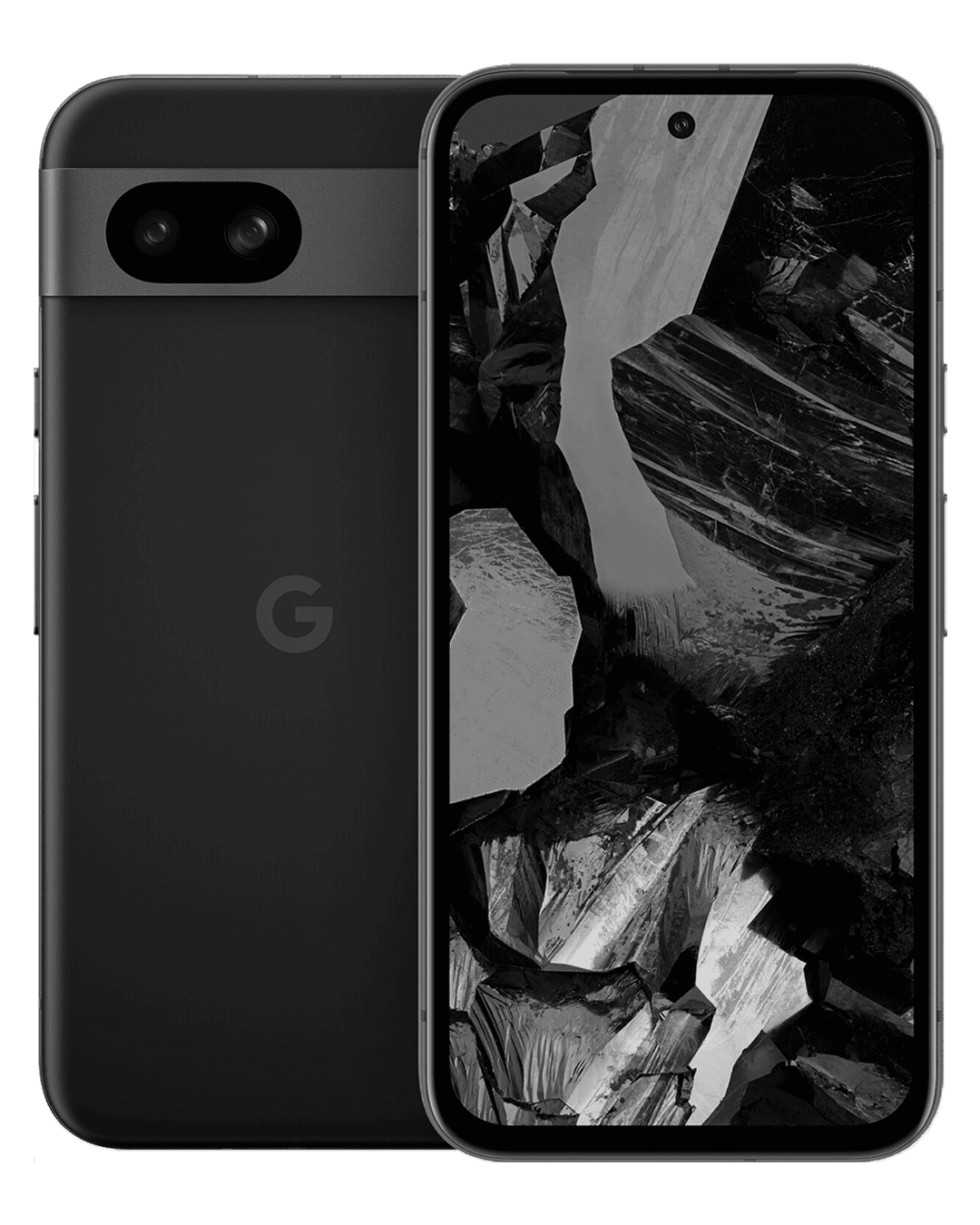 Google Pixel 8a obsidian front