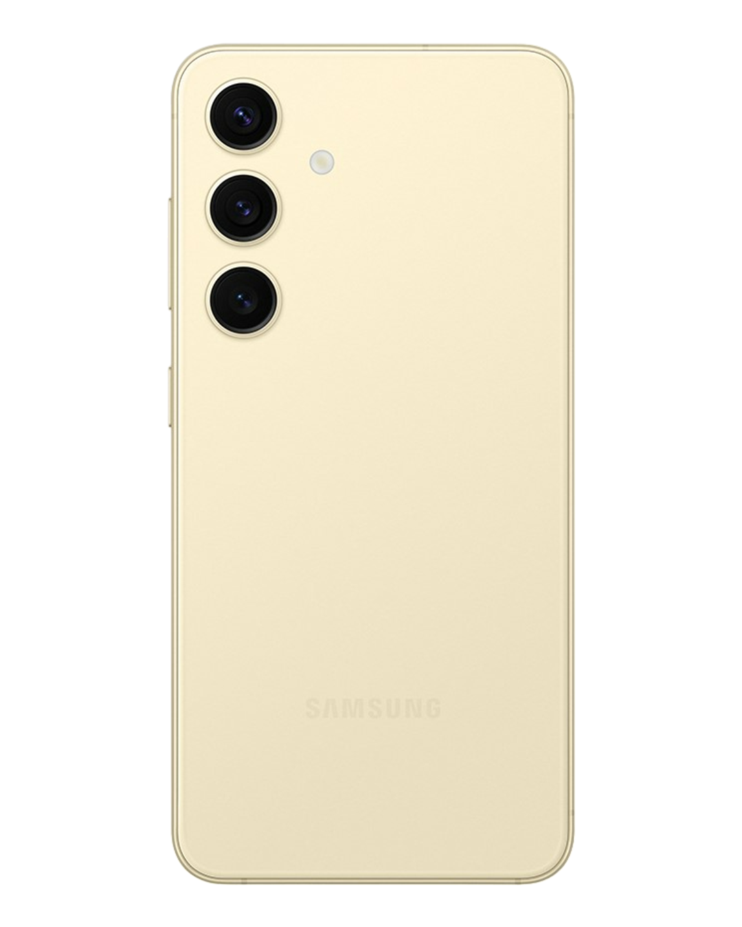 Samsung Galaxy S24 plus amber yellow back