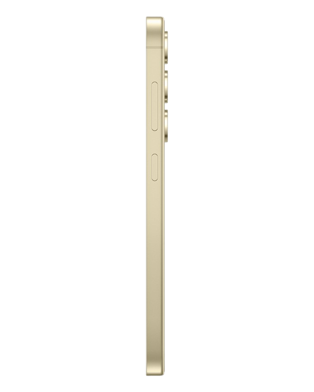 Samsung Galaxy S24 plus amber yellow side