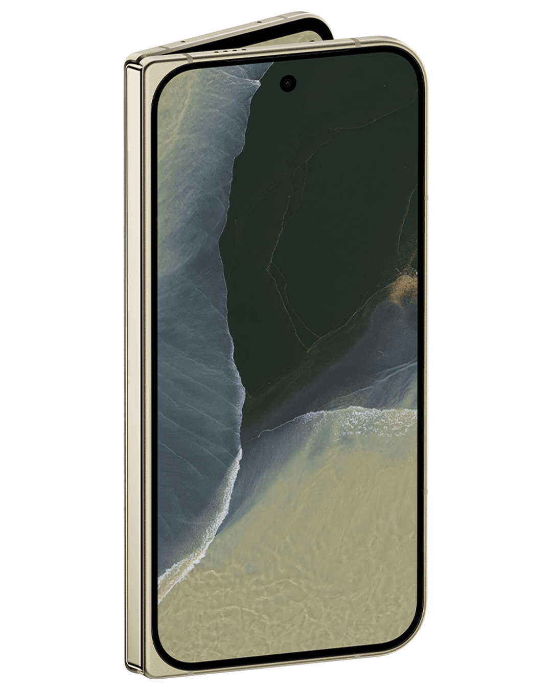 Google Pixel 11 Pro Fold in Olive, closed